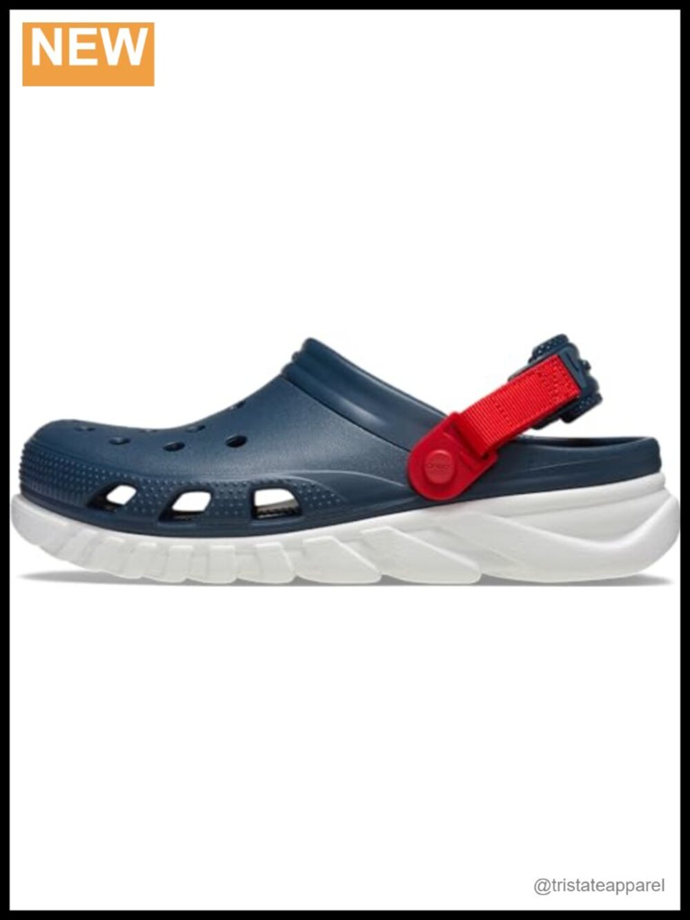 Croslite Clog with Adjustable Back Strap, Ventilation Ports, Pull-On Outdoor